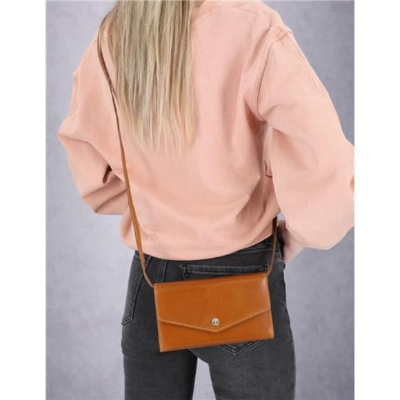 RFID Leather Wallet Phone Bag with Detachable Crossbody Strap - Picture 2 of 4